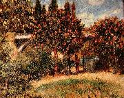 Pierre-Auguste Renoir Eisenbahnbrucke von Chatou oil painting reproduction